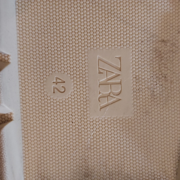 ZARA Olive Green Canvas Wedge Sneakers. - Picture 11 of 11